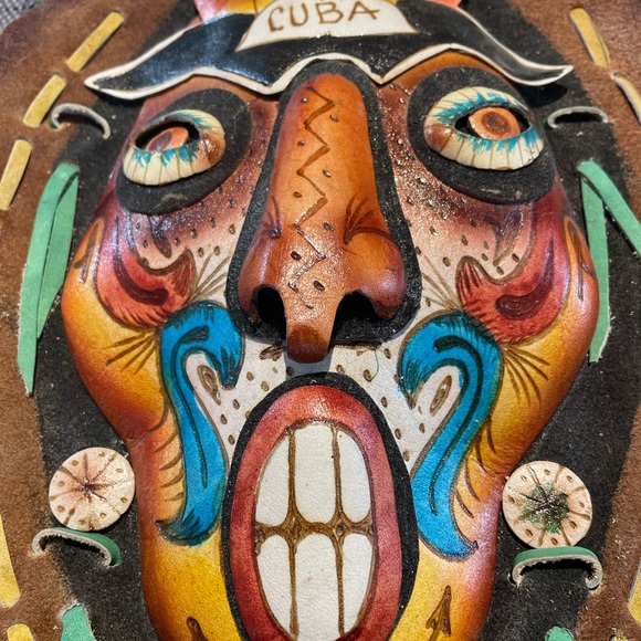 Leather Warrior Mask - Picture 8 of 9